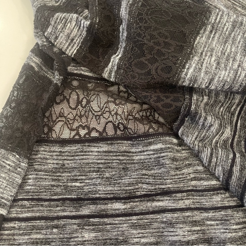 NWOT Free People black and grey maxi dress - Picture 8 of 13